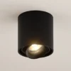Arcchio downlight Walza, negro, metal, Ø 9,3cm, GU10