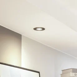 Arcchio downlight Zyron, negro, Ø 8,2 cm