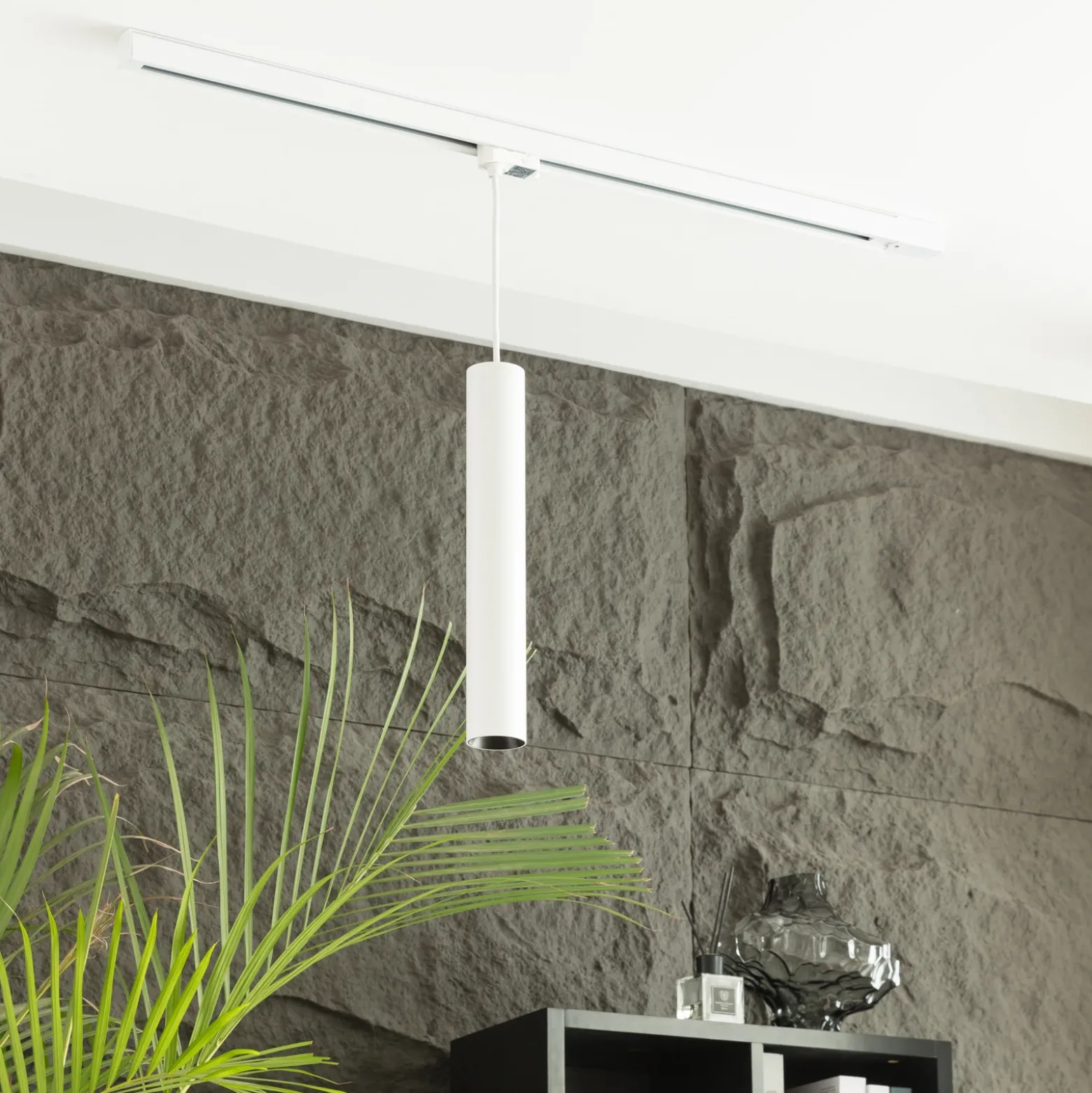 Arcchio Ejona LED colgante para carril blanco 6/40cm