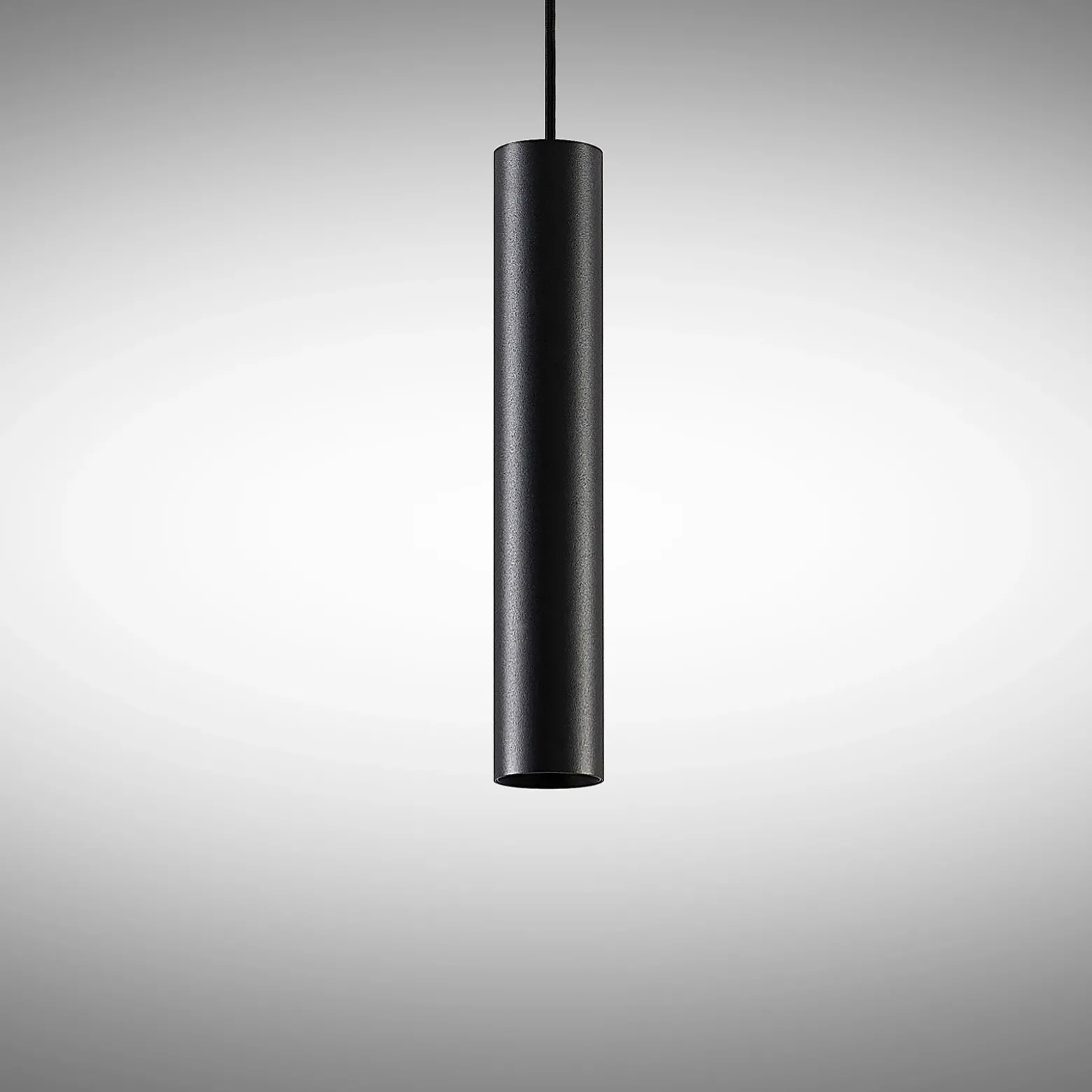Arcchio Ejona lámpara colgante, altura 35 cm, negro, aluminio