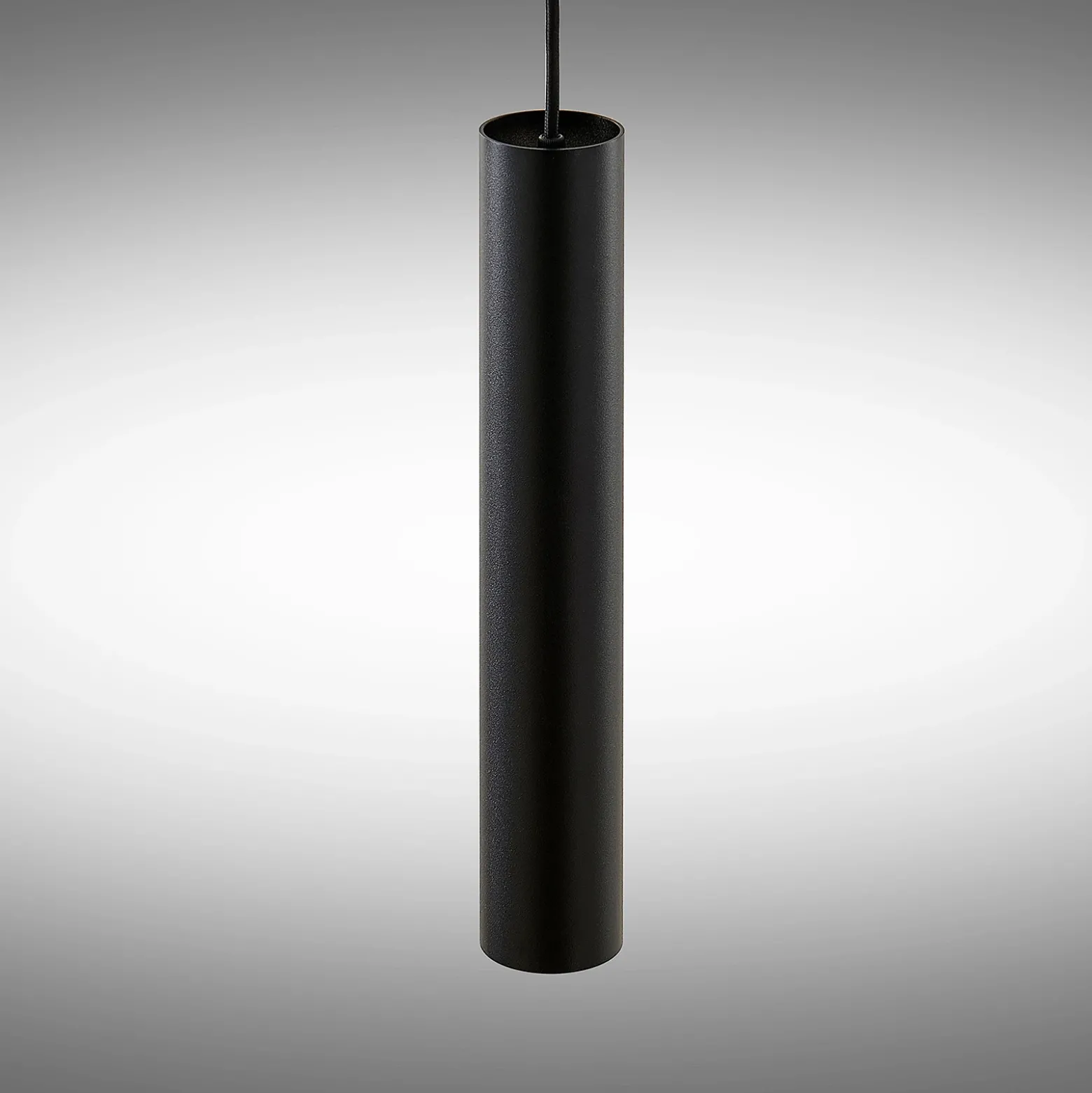 Arcchio Ejona lámpara colgante, altura 35 cm, negro, aluminio