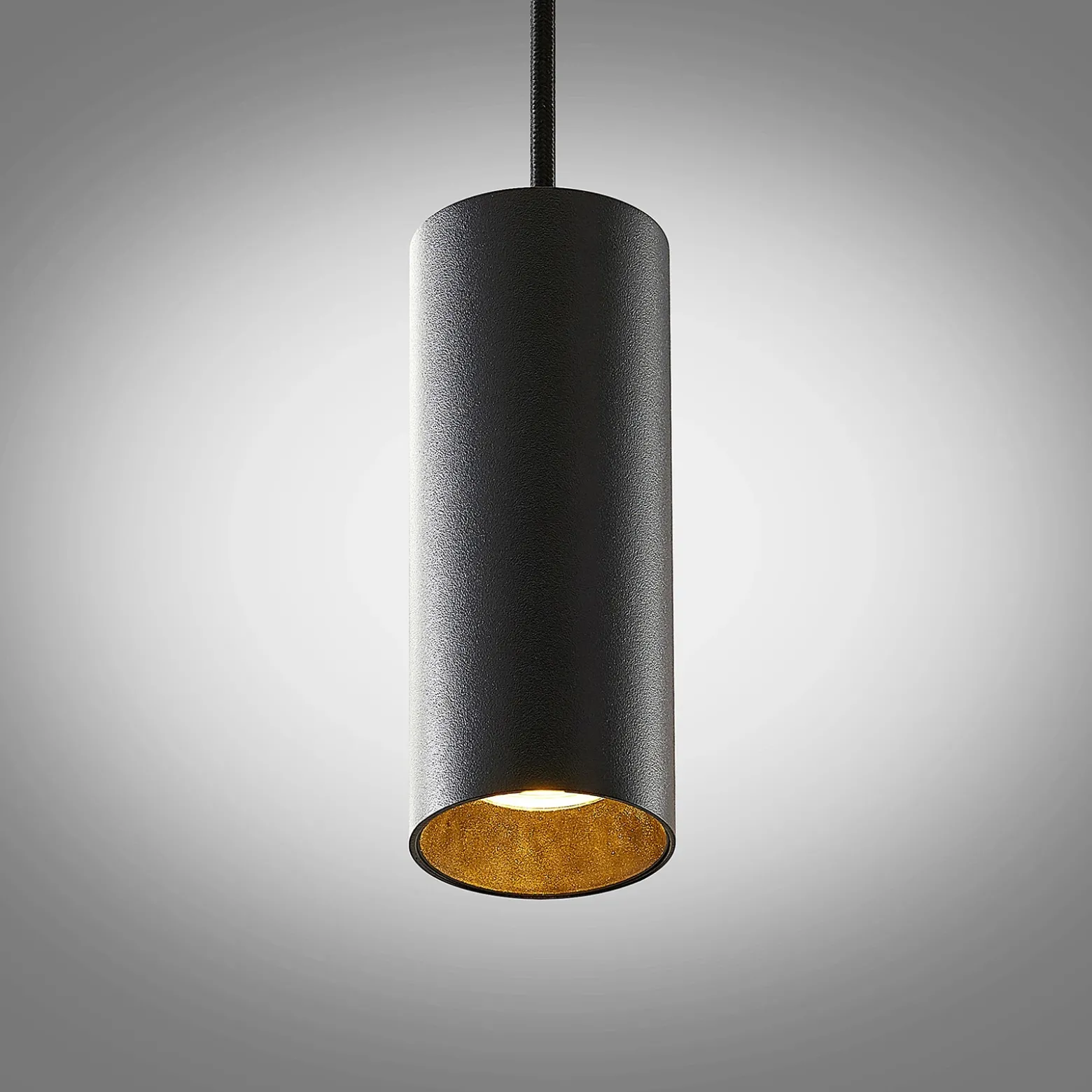 Arcchio Ejona lámpara colgante, altura 15 cm, negro, metal