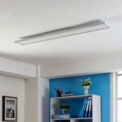 Arcchio Enora panel LED, 3500 lm, blanco, metal, 119,5 cm