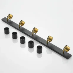 Arcchio Evaro foco, anillo de oro detrás, 5 luces