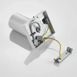 Arcchio Foco Brinja, blanco, angular, Ø 6 cm, 1 luz, GU10