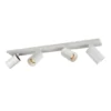 Arcchio Foco Brinja, blanco, angular, Ø 7 cm, 4 luces, GU10