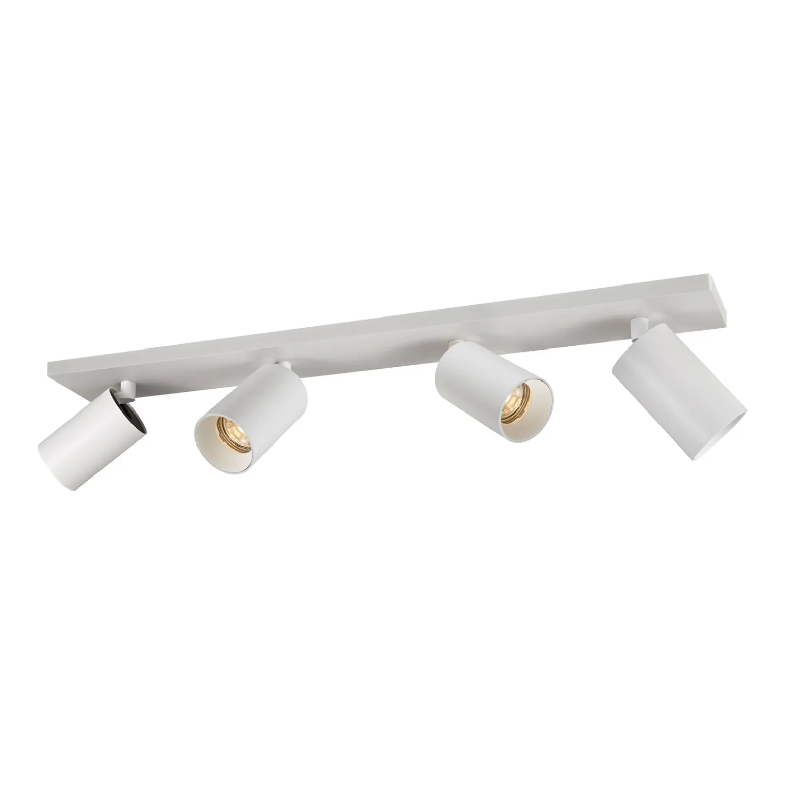 Arcchio Foco Brinja, blanco, angular, Ø 7 cm, 4 luces, GU10