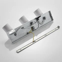 Arcchio Foco Brinja, blanco, angular, Ø 6 cm, 3 luces, GU10