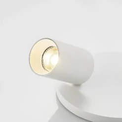 Arcchio Foco Brinja, blanco, redondo, Ø 6 cm, 2 luces, GU10