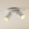 Arcchio Foco Brinja, blanco, redondo, Ø 6 cm, 2 luces, GU10