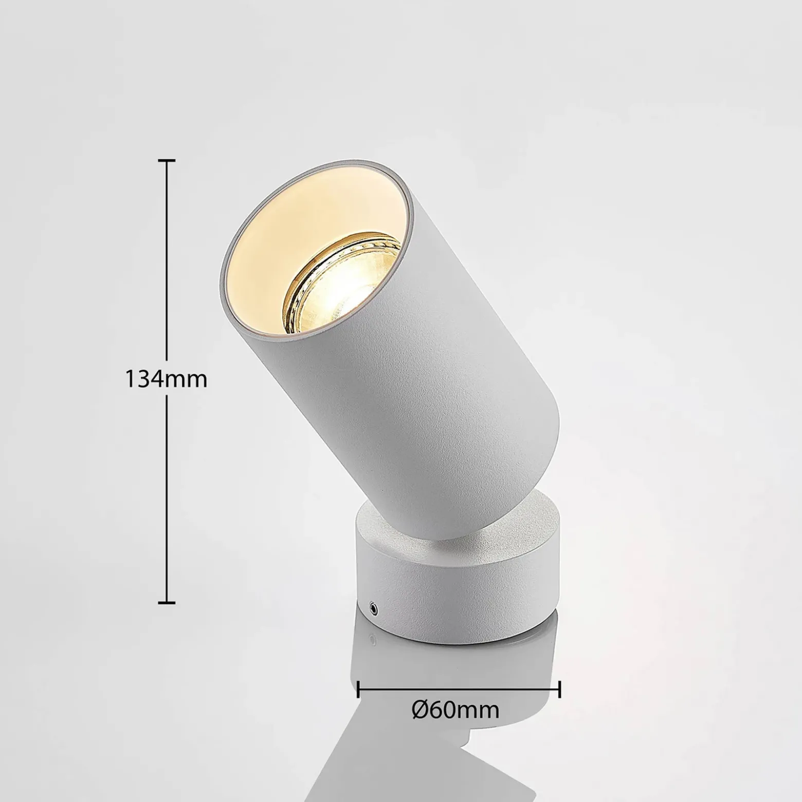 Arcchio foco Brinja, juego de 3, blanco, redondo, Ø 6 cm, GU10