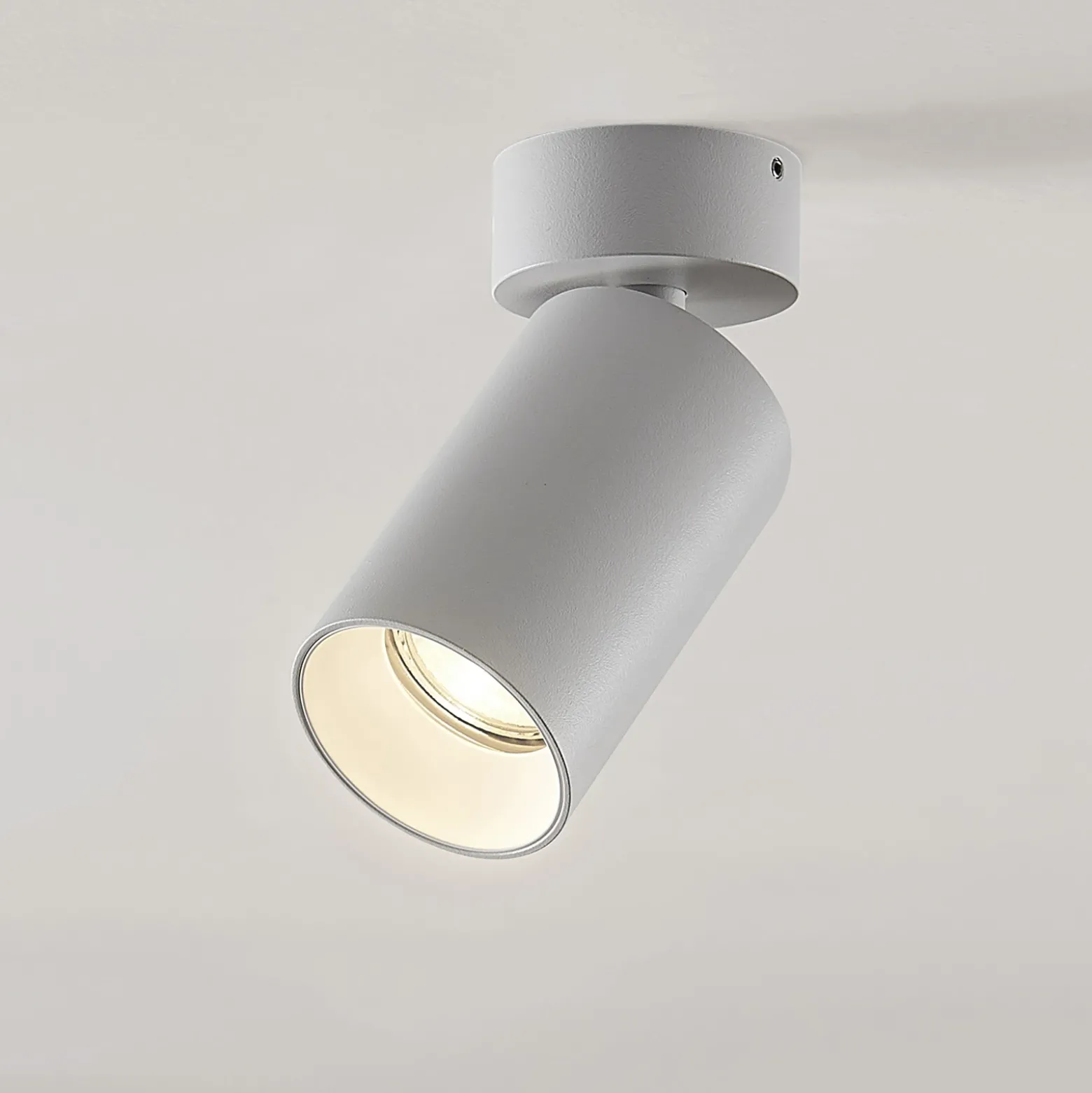 Arcchio foco Brinja, juego de 4, blanco, redondo, Ø 6 cm, GU10