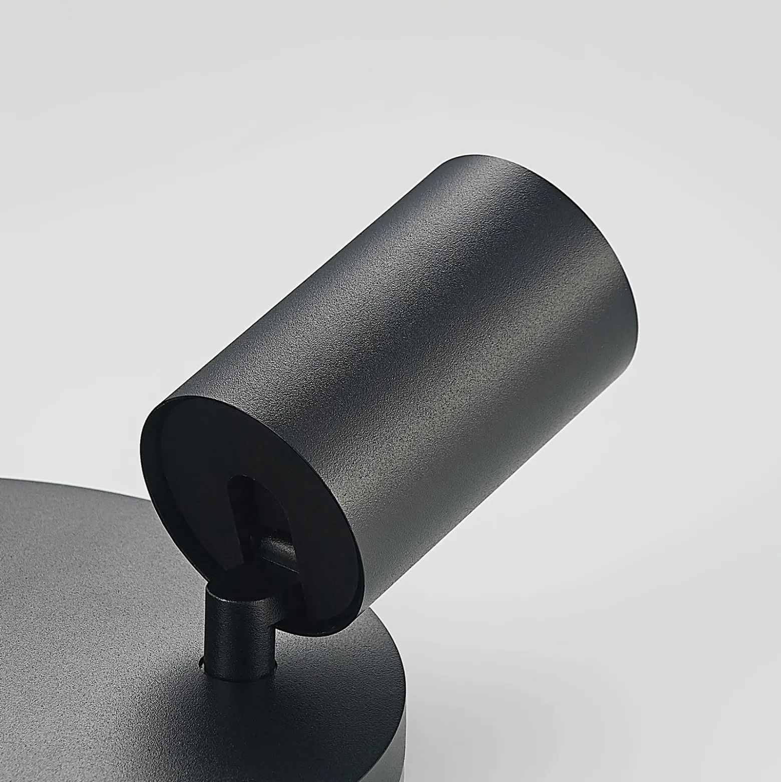 Arcchio Foco Brinja, negro, redondo, Ø 6 cm, 2 luces, GU10