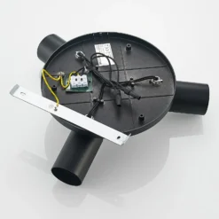 Arcchio Foco Brinja, negro, redondo, Ø 6 cm, 3 luces, GU10