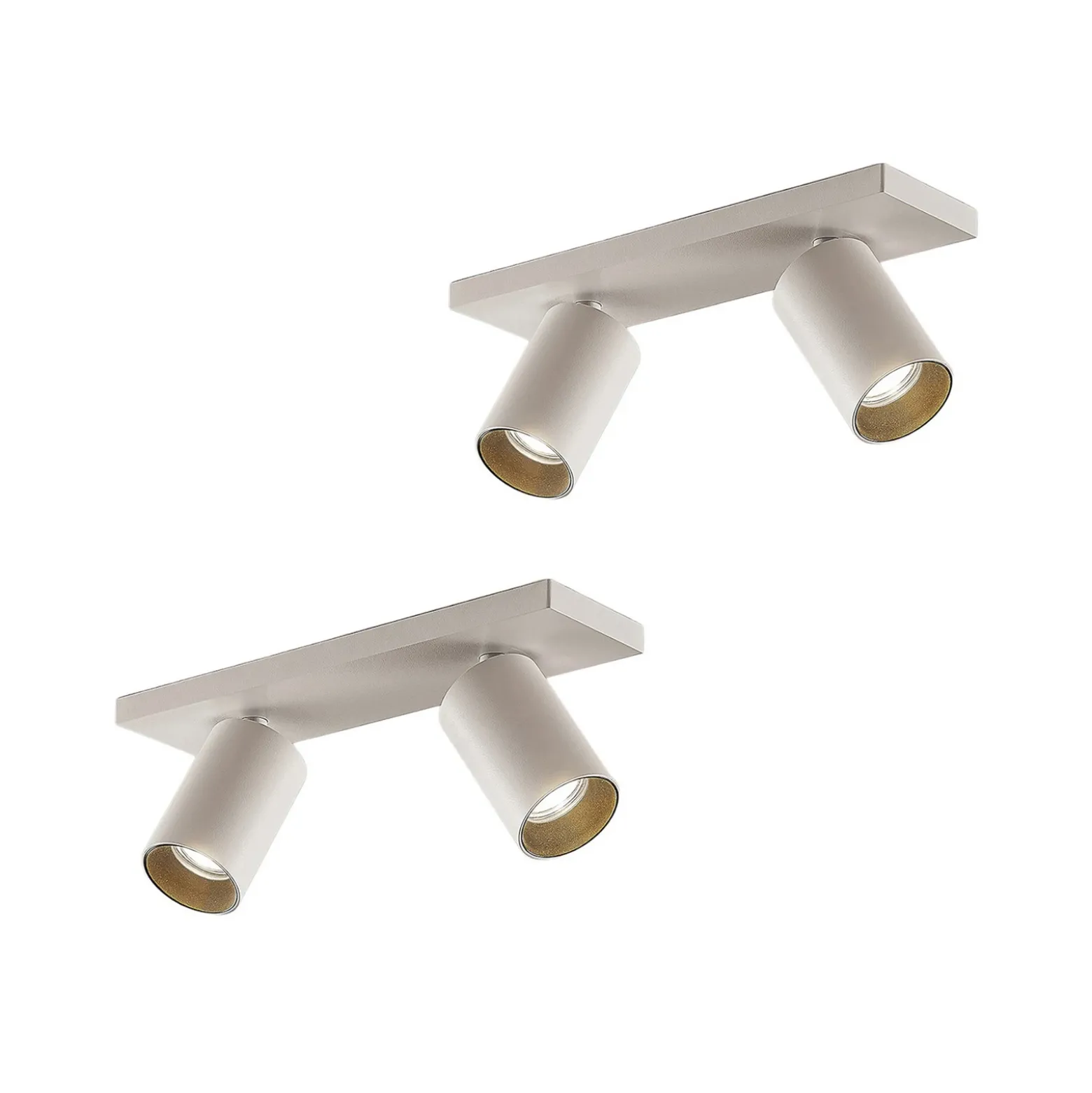 Arcchio foco Brinja, set de 2, blanco, angular, 2 luces, GU10