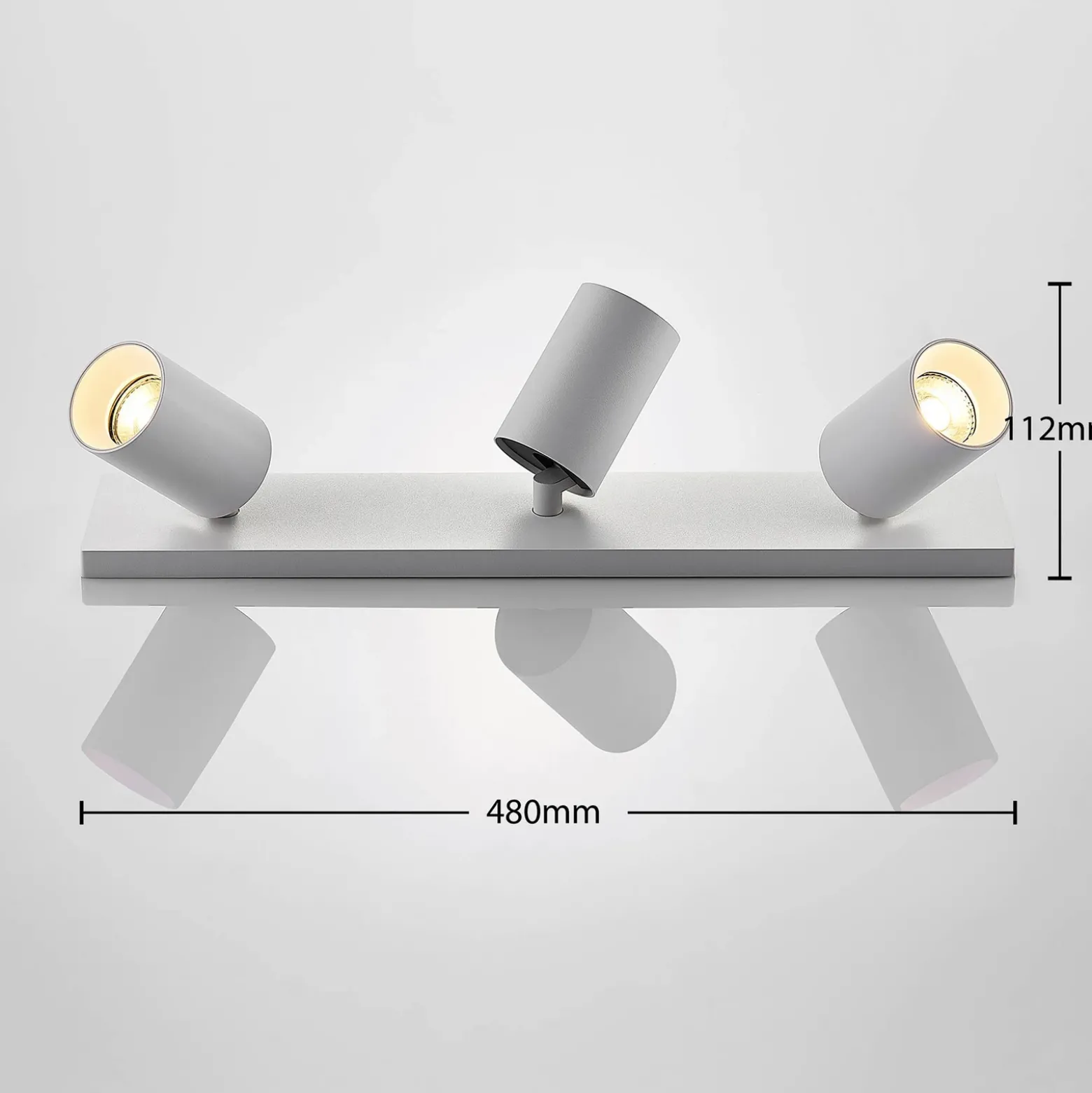 Arcchio foco Brinja, set de 2, blanco, angular, 3 luces, GU10