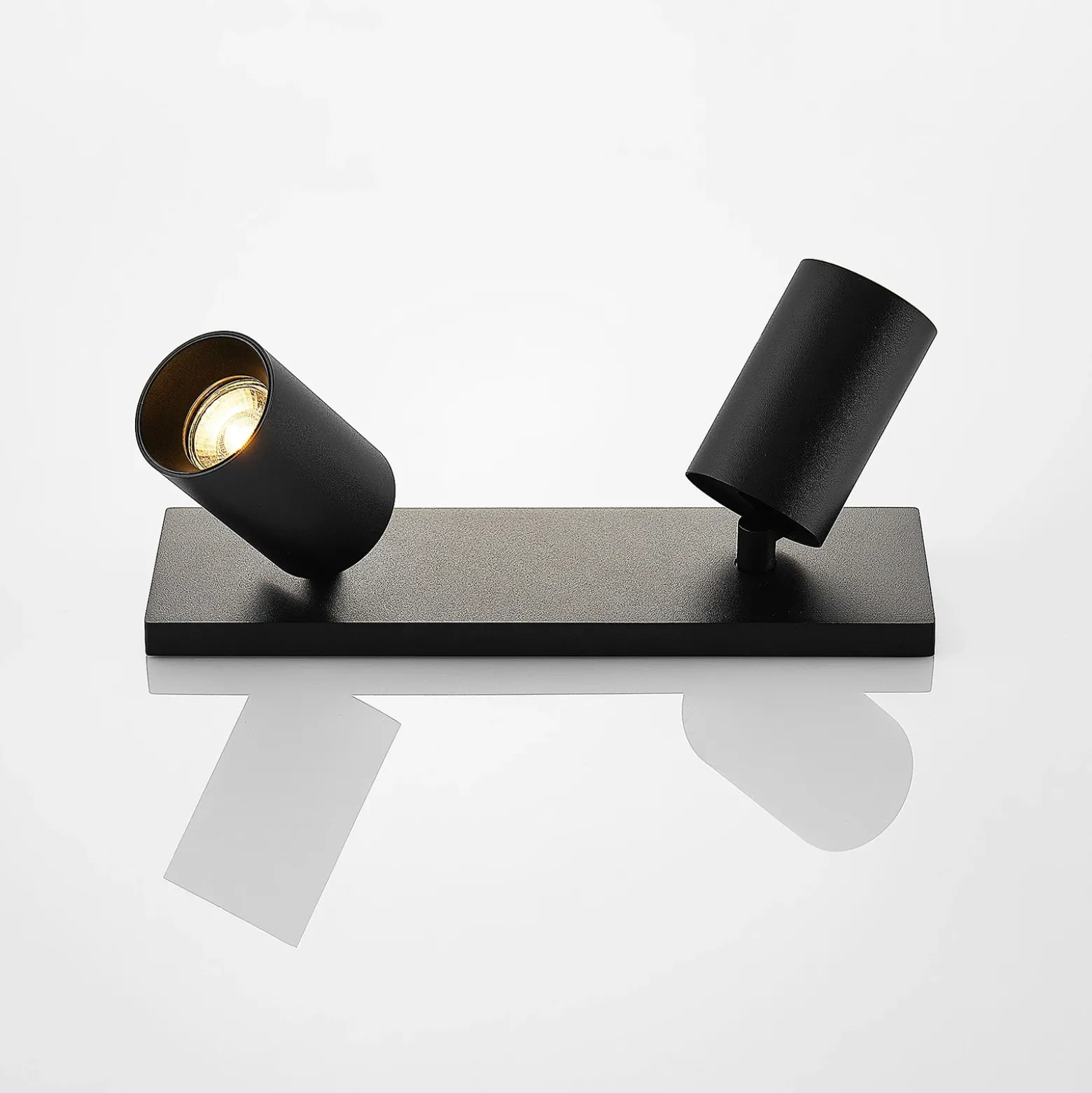 Arcchio foco Brinja, set de 2, negro, angular, 2 luces