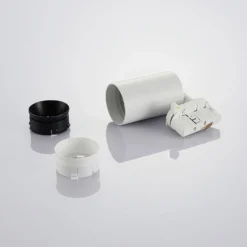 Arcchio Foco de riel Brinja, blanco, Ø 6 cm, trifásico, GU10