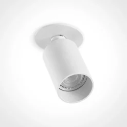 Arcchio foco empotrable Davin, blanco, cilindro, lote de 2