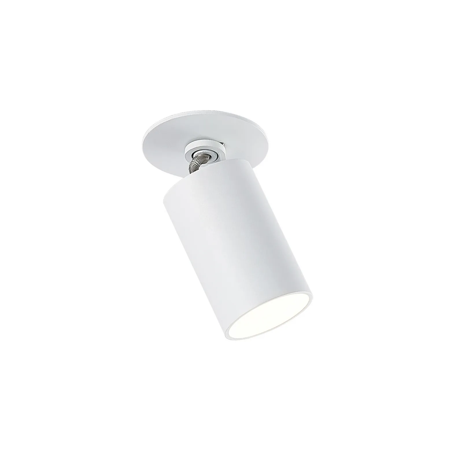 Arcchio foco empotrable Davin, blanco, cilindro, lote de 2