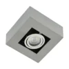 Arcchio foco Vince, 14 x 14 cm, plata, metal, GU10