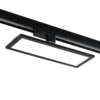 Arcchio Hairis panel LED trifásico, 30 cm, negro, 3000 K