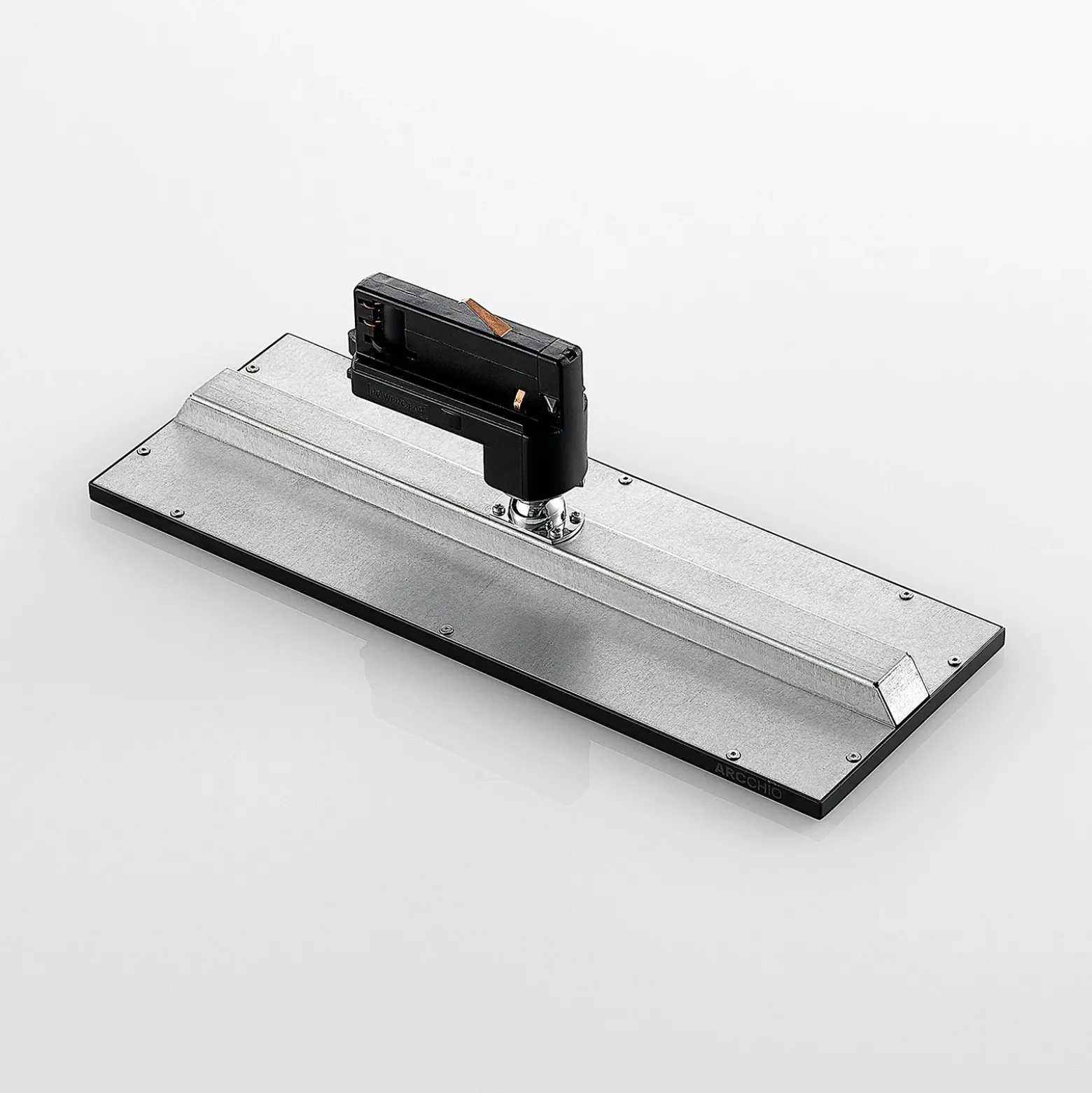 Arcchio Hairis panel LED trifásico, 30 cm, negro, 4000 K