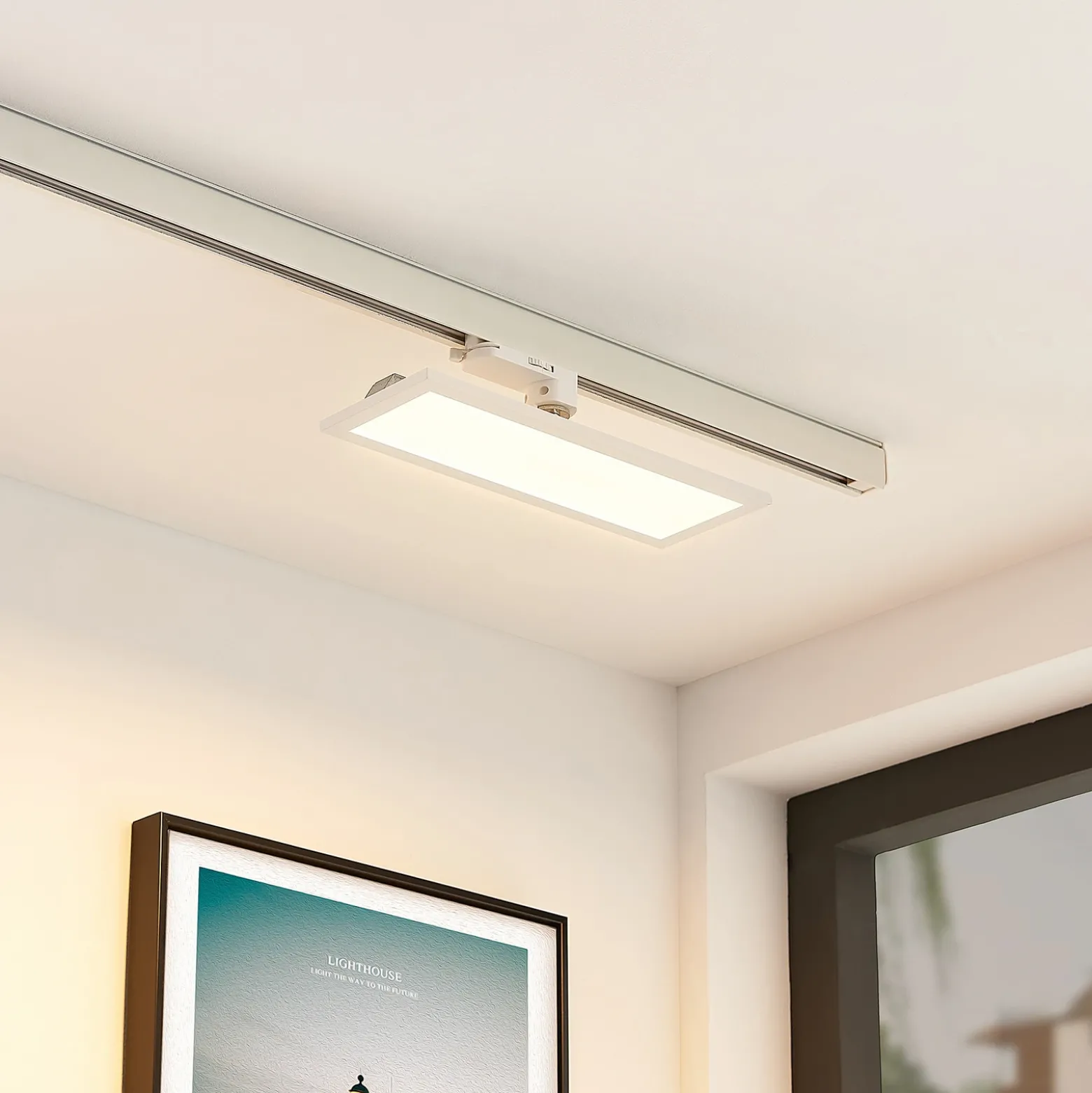Arcchio Hairis panel LED trifásico blanco 3000 K
