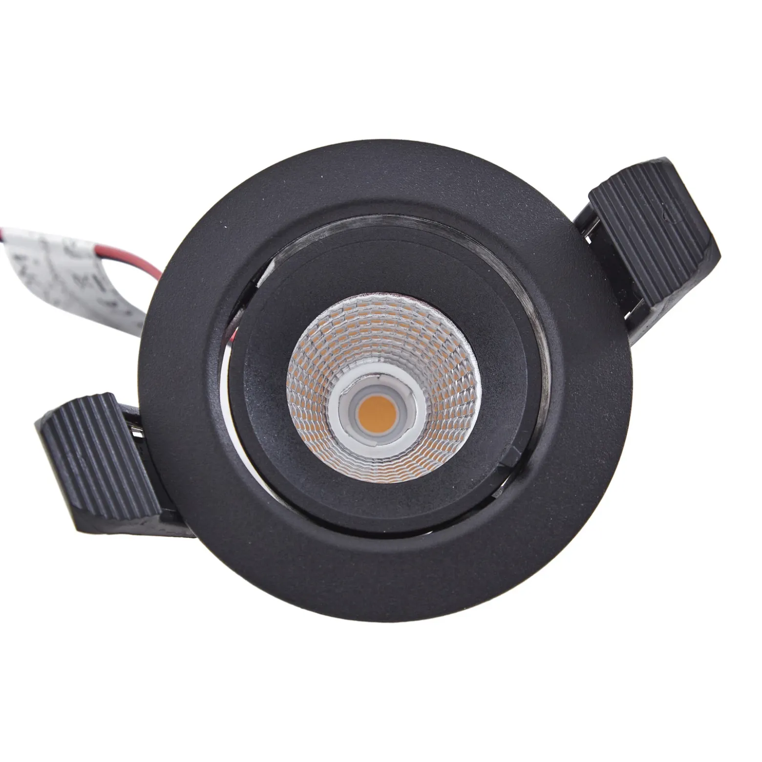 Arcchio Harcos downlight LED, negro, Ø 8 cm, 4.000K