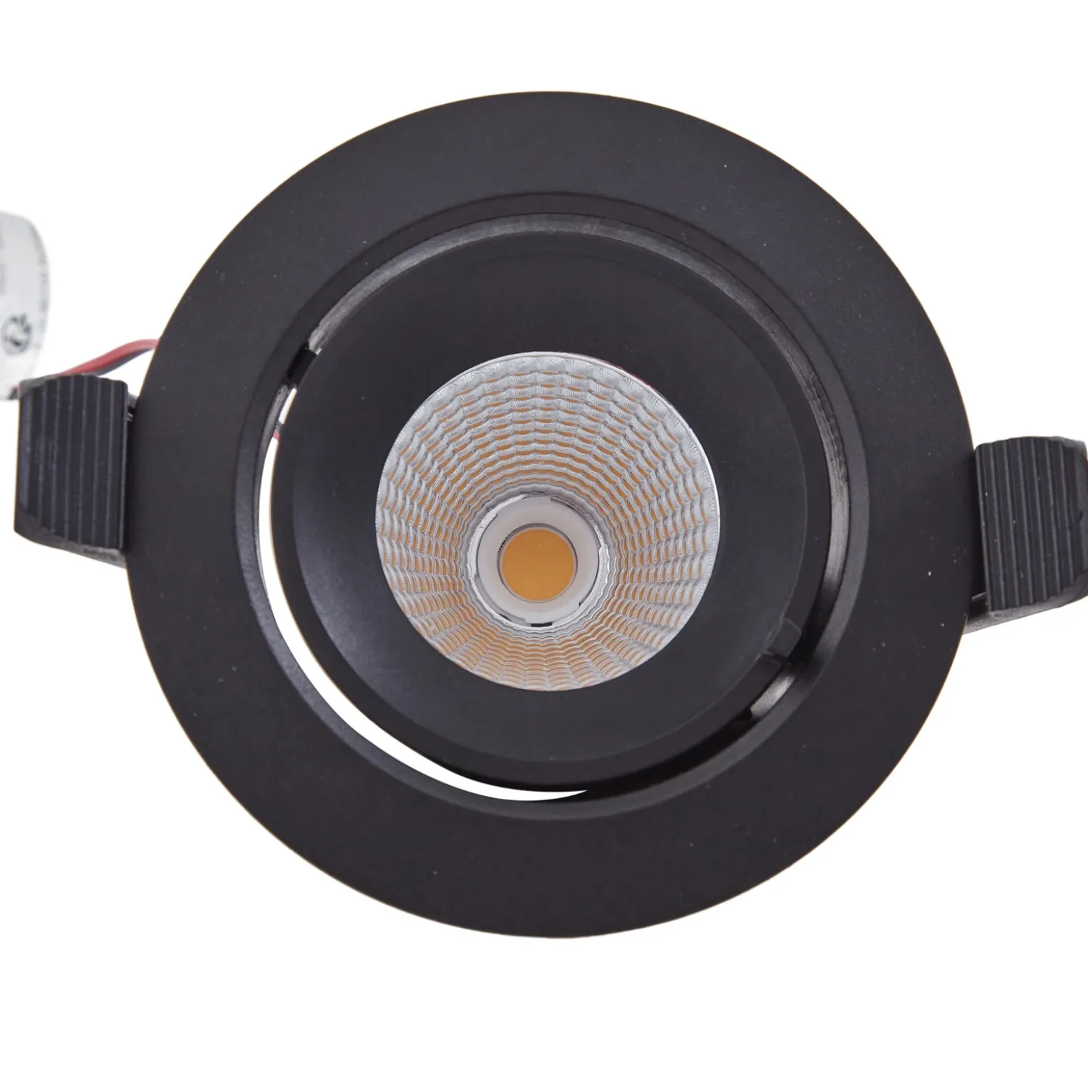 Arcchio Harcos downlight LED, negro, Ø 11 cm, 4.000K