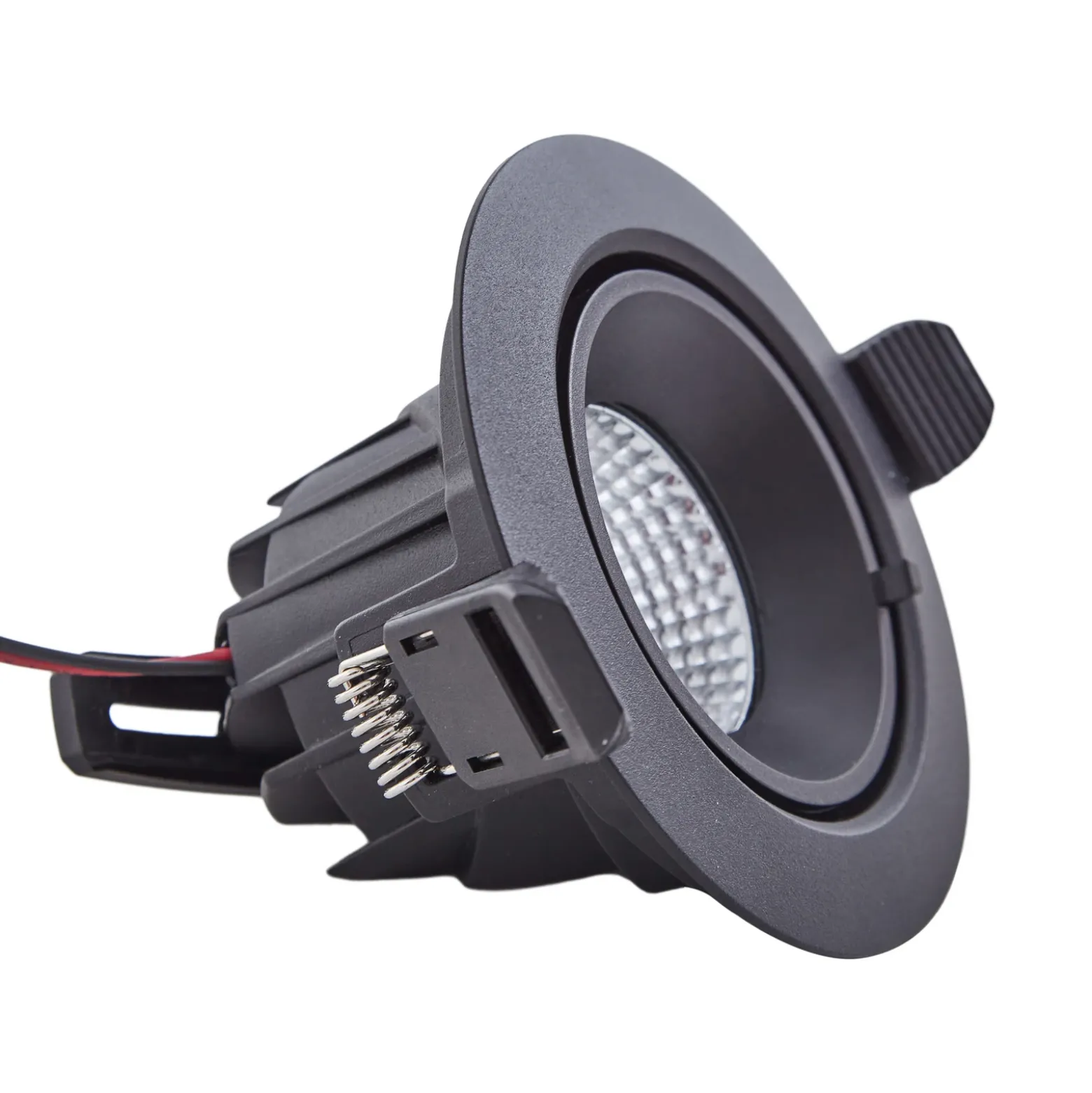 Arcchio Harcos downlight LED, negro, Ø 11 cm, 4.000K