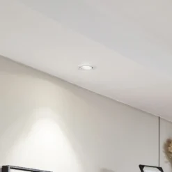 Arcchio Harcos downlight LED, blanco, Ø 8 cm, 4.000K