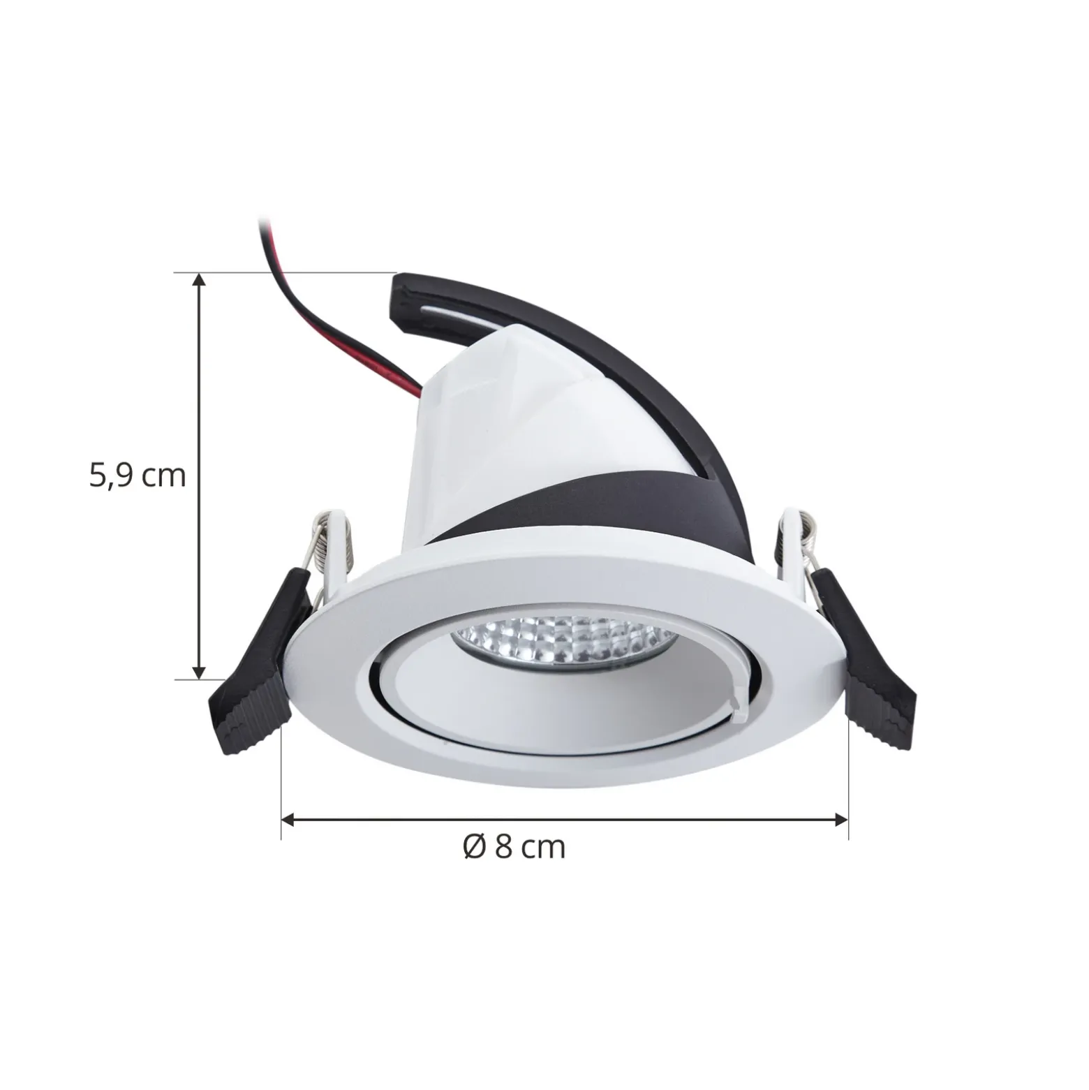 Arcchio Harcos downlight LED, blanco, Ø 11 cm, 4.000K
