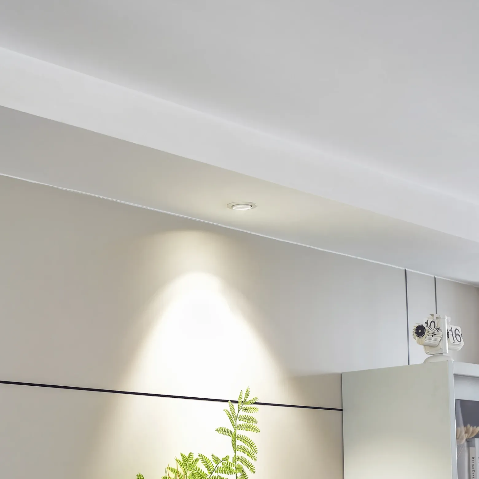 Arcchio Harcos downlight LED, blanco, Ø 11 cm, 4.000K