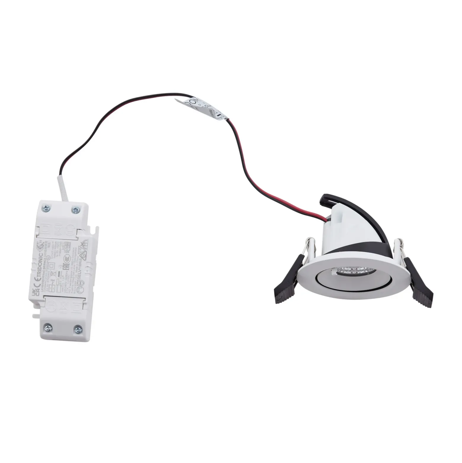 Arcchio Harcos downlight LED, blanco, Ø 8 cm, 4.000K