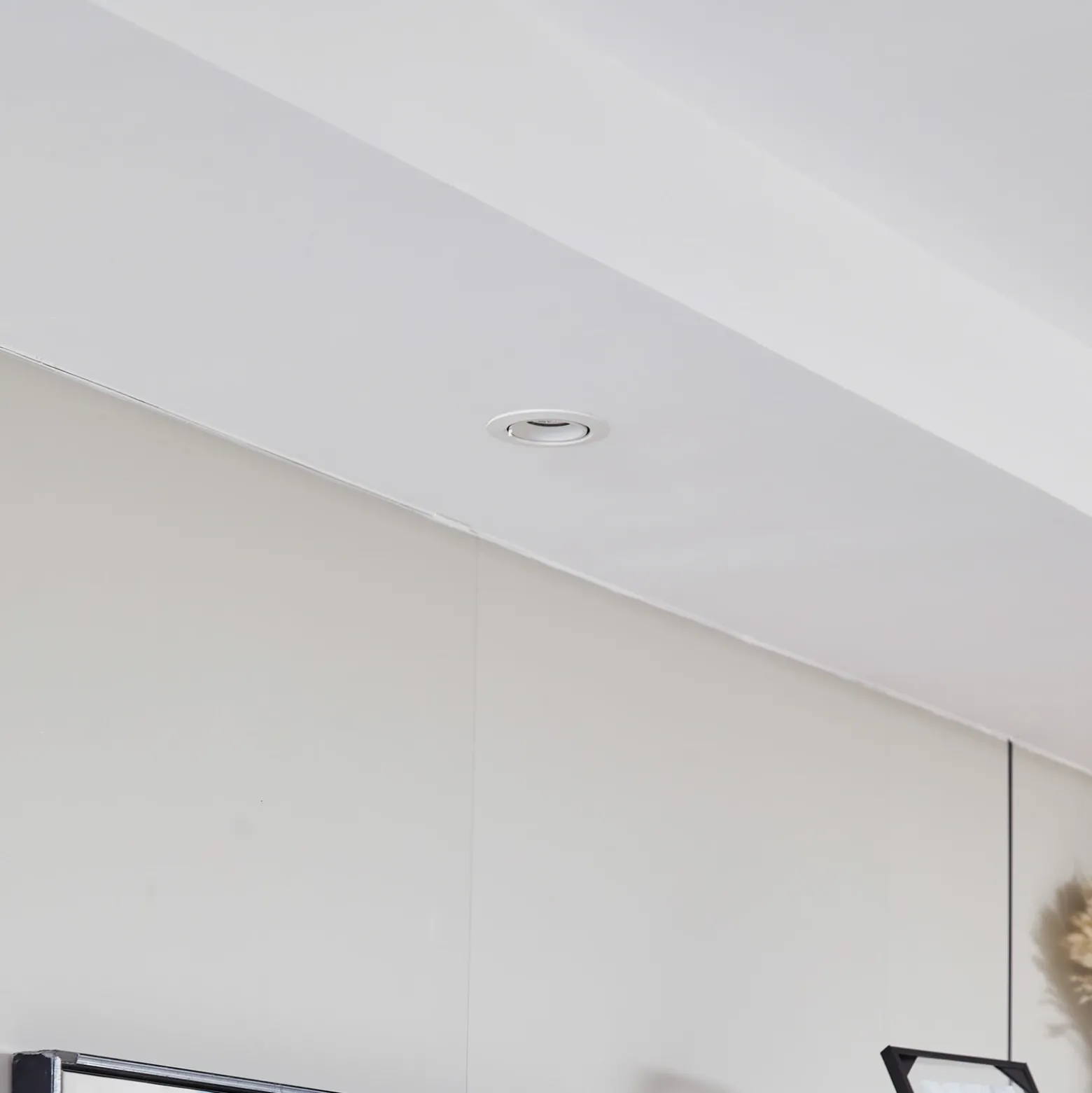 Arcchio Harcos downlight LED, blanco, Ø 8 cm, 4.000K