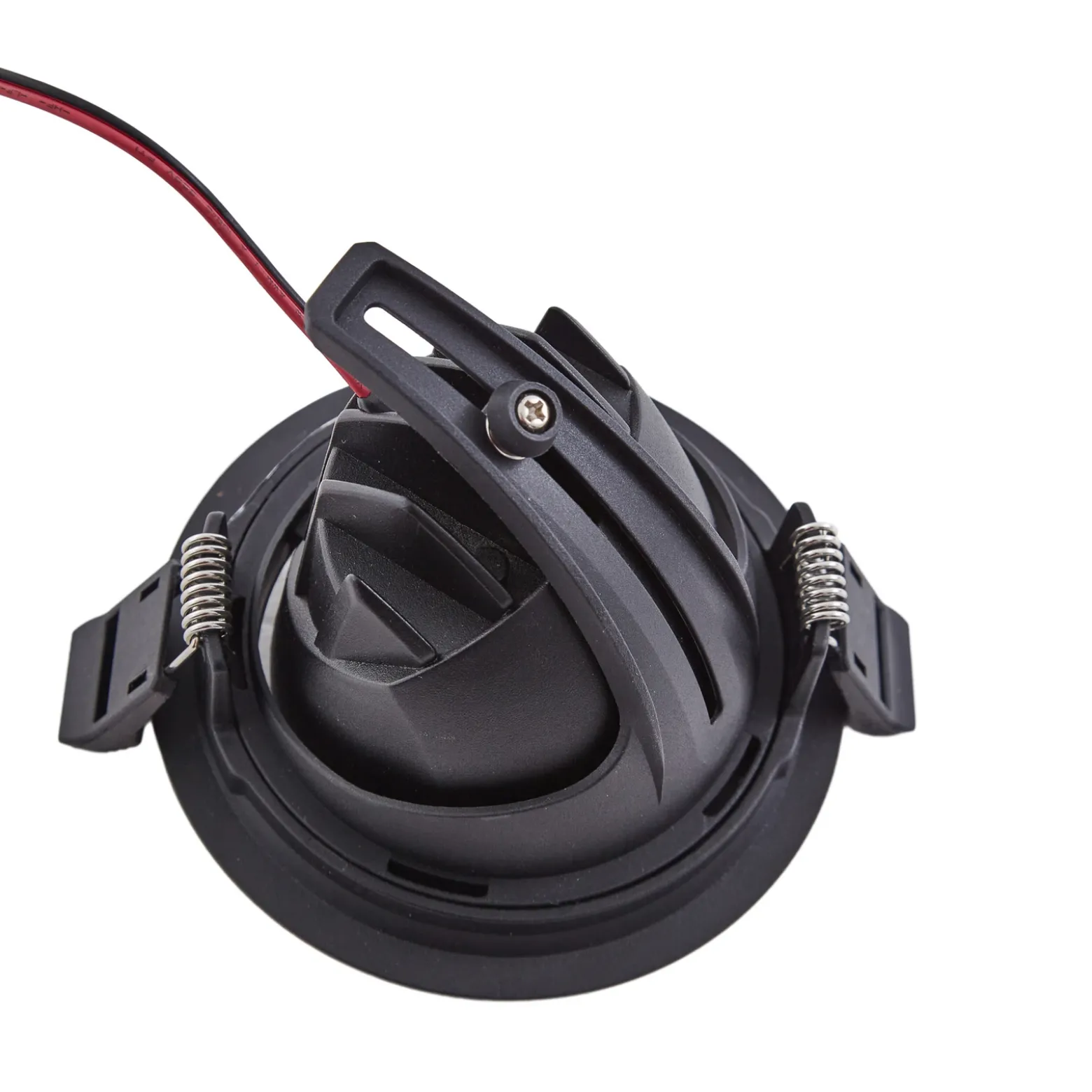 Arcchio Harcos downlight LED, negro, Ø 11 cm, 4.000K