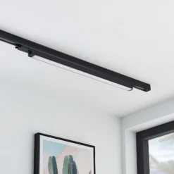 Arcchio Harlow lámpara de riel LED, negra, 69 cm, 3.000 K