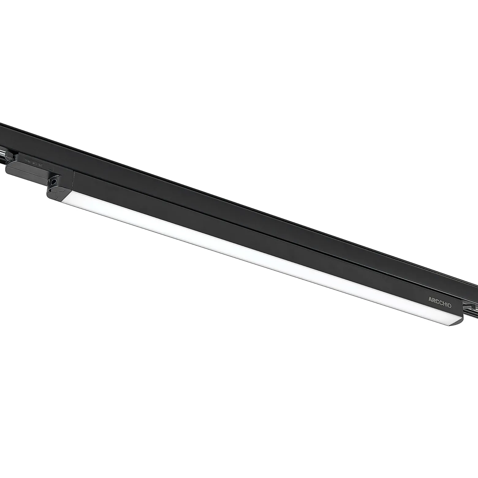 Arcchio Harlow lámpara de riel LED, negra, 69 cm, 4.000 K
