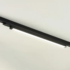 Arcchio Harlow lámpara de riel LED, negra, 69 cm, 4.000 K