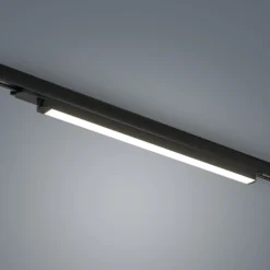 Arcchio Harlow lámpara de riel LED, negra, 69 cm, 4.000 K