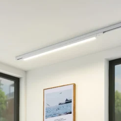 Arcchio Harlow lámpara de riel LED, blanca, 109 cm, 4.000 K