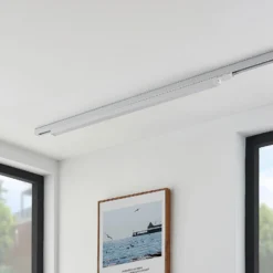 Arcchio Harlow lámpara de riel LED, blanca, 109 cm, 4.000 K
