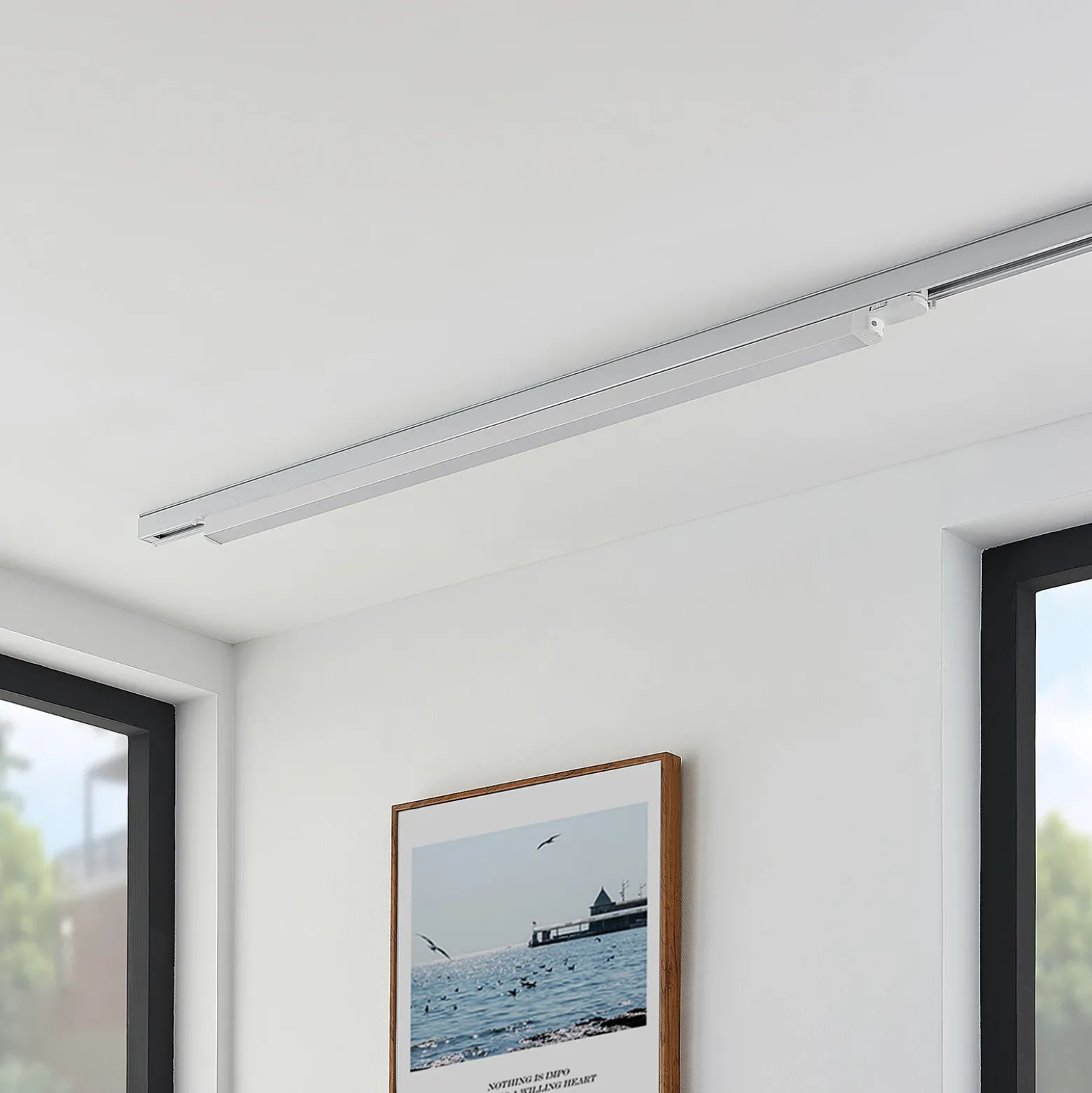 Arcchio Harlow lámpara de riel LED, blanca, 109 cm, 4.000 K