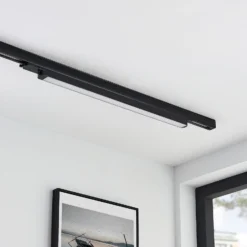 Arcchio Harlow lámpara de riel LED, negra, 69 cm, 4.000 K