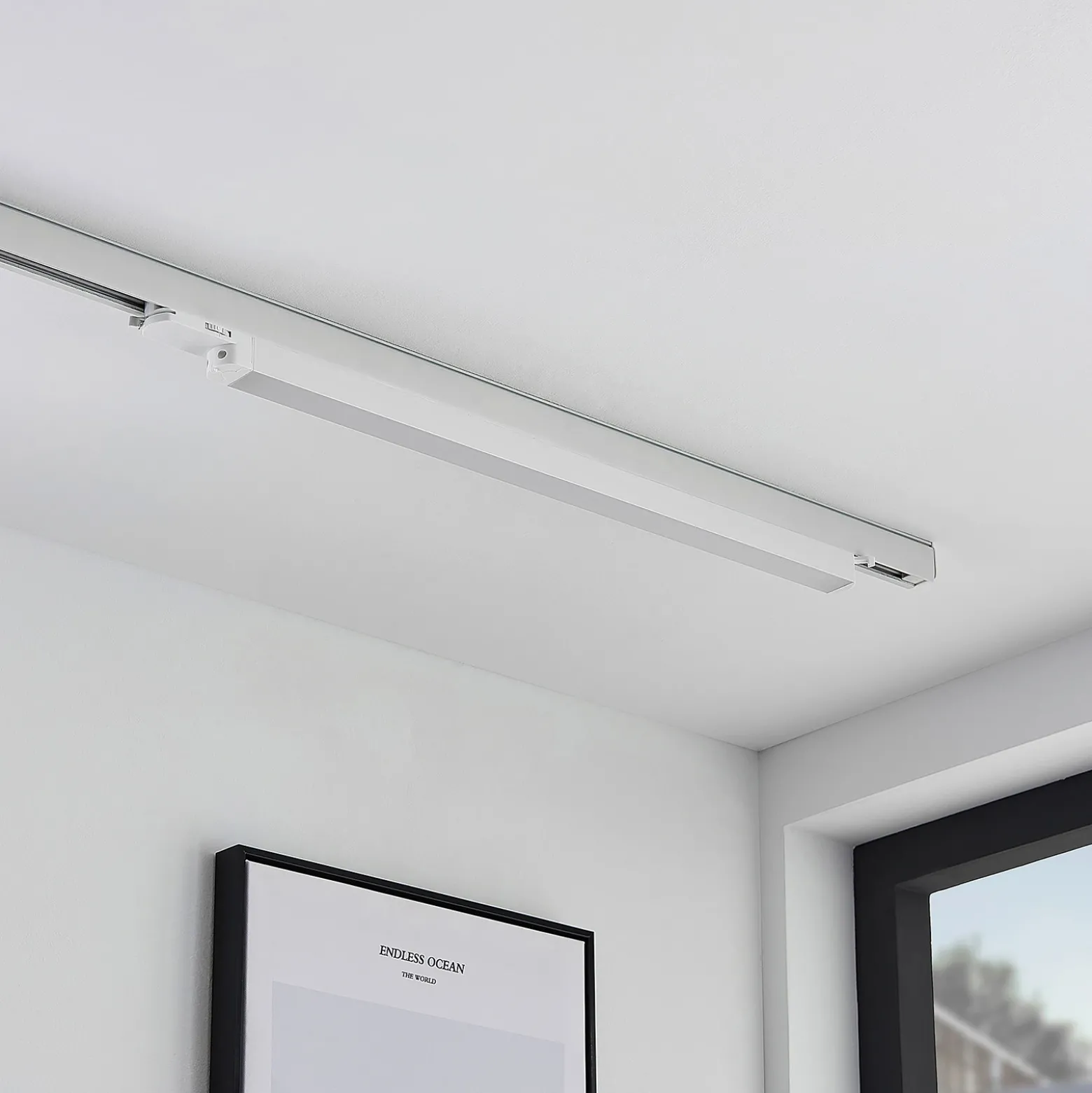 Arcchio Harlow lámpara de riel LED, blanca, 69 cm, 3.000 K