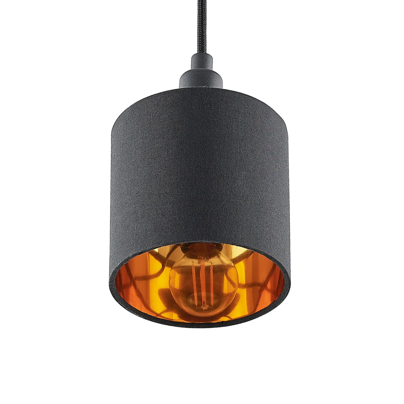 Arcchio Heleni colgante riel oro negro 12cm