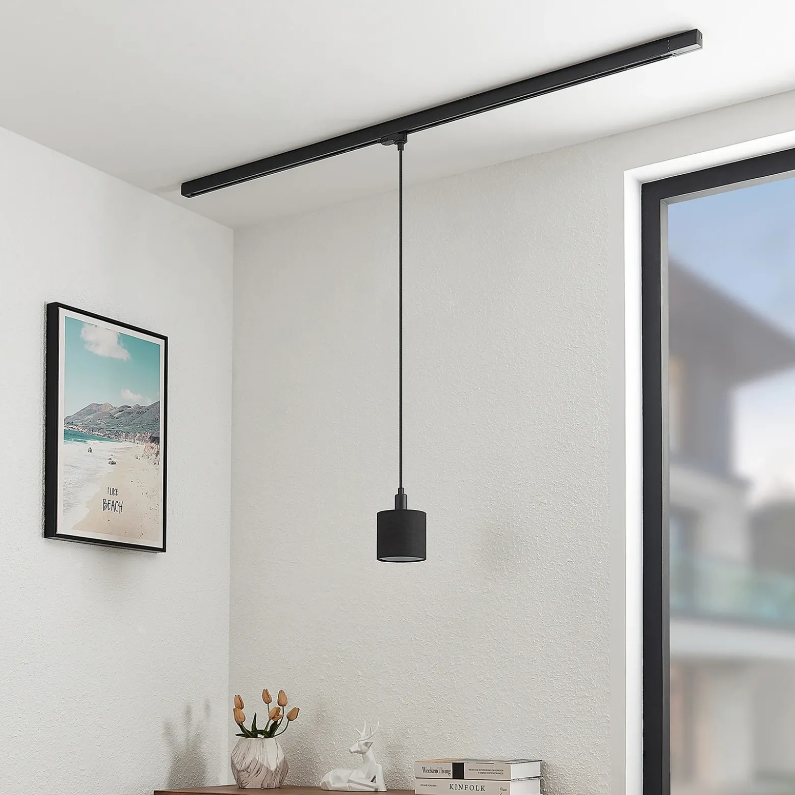 Arcchio Heleni lámpara colgante carril negro 12cm