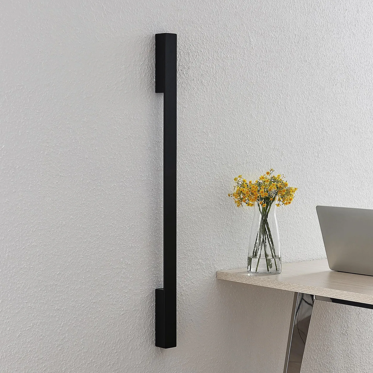 Arcchio Ivano LED wall light 91 cm negro
