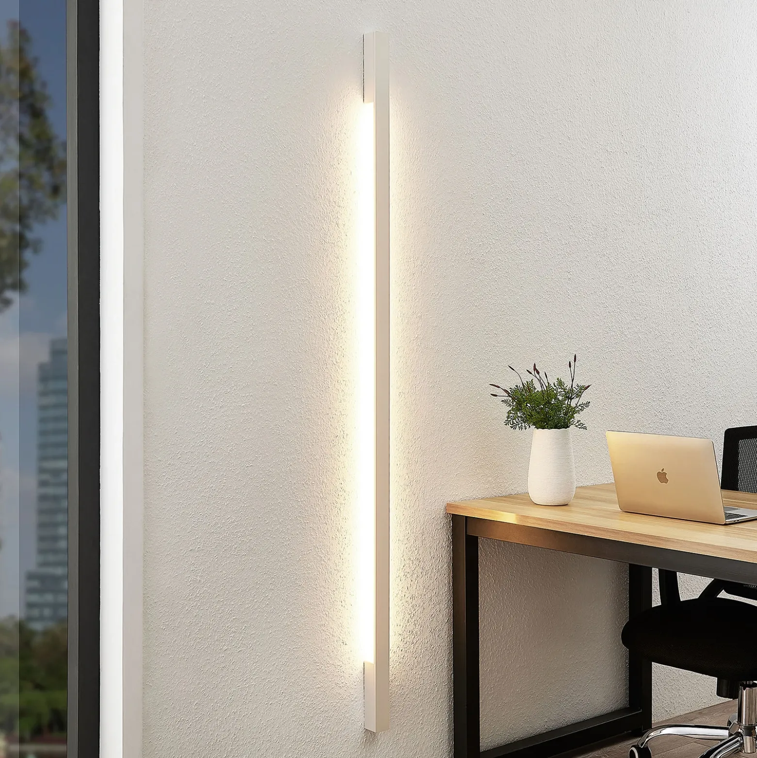 Arcchio Ivano LED wall light 170 cm blanco